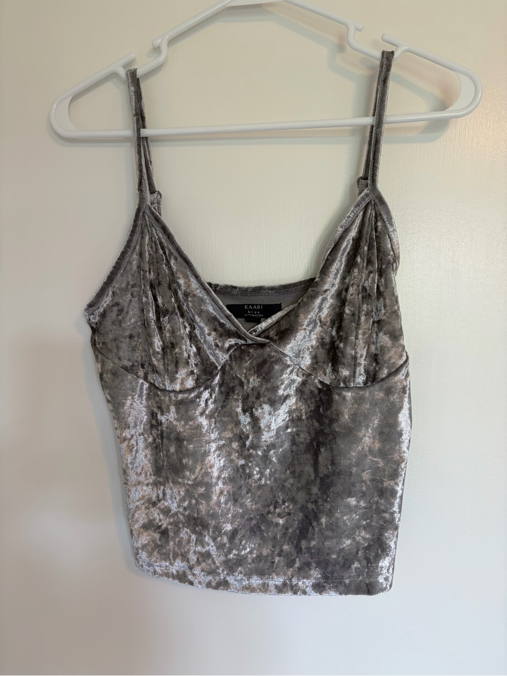 Kaari Intimates Silver Velvet Loungewear Set-Women’s Small
